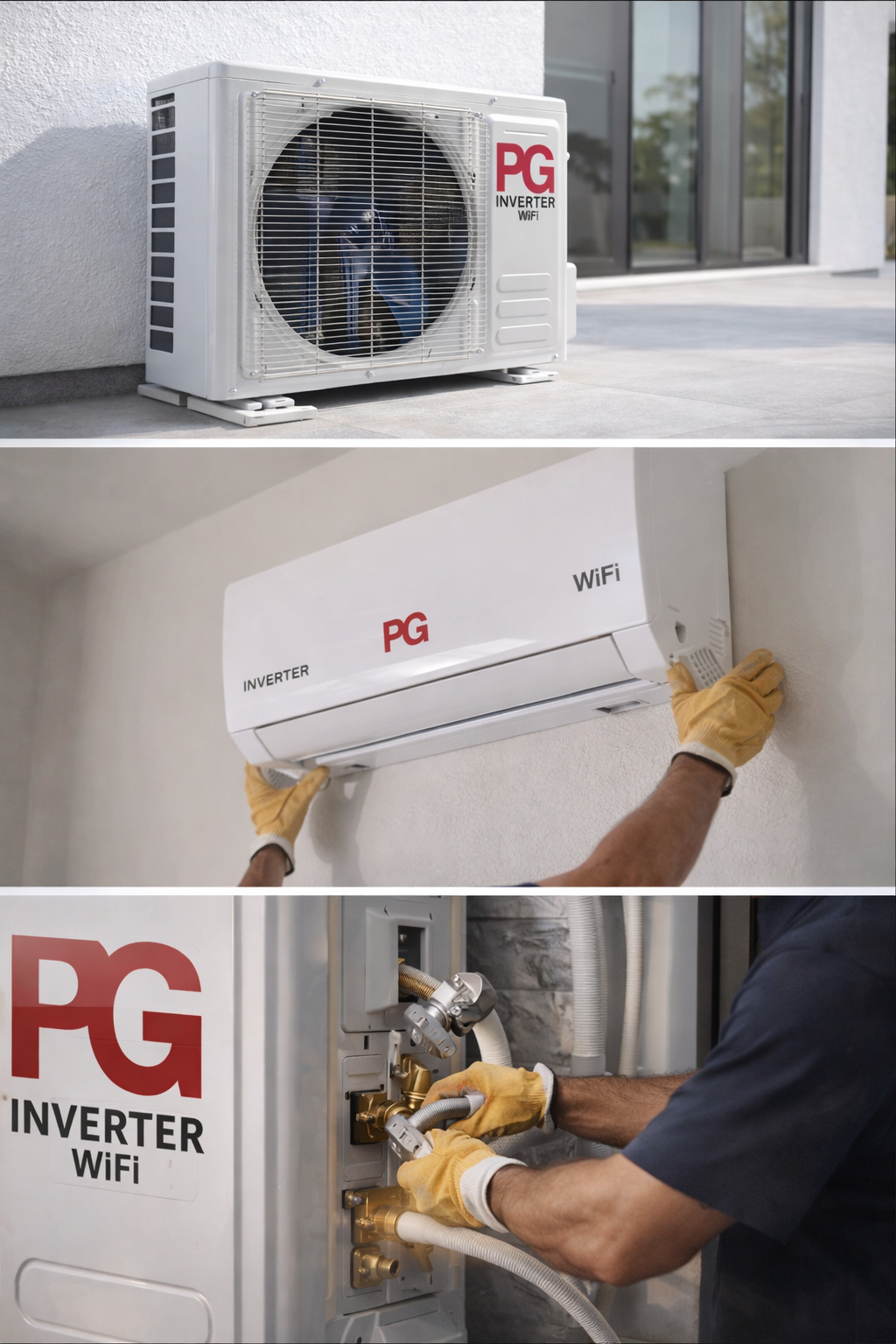 PG 18000 BTU HEAT/COLD 17 SEER2 R-32 220V