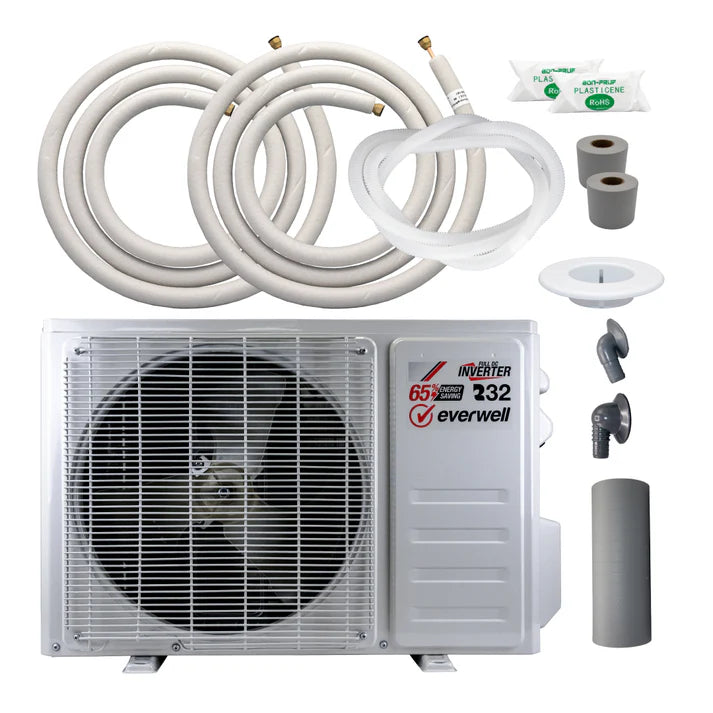 EVERWELL 12000 BTU HEAT/COLD 17SEER2 R-32 110V