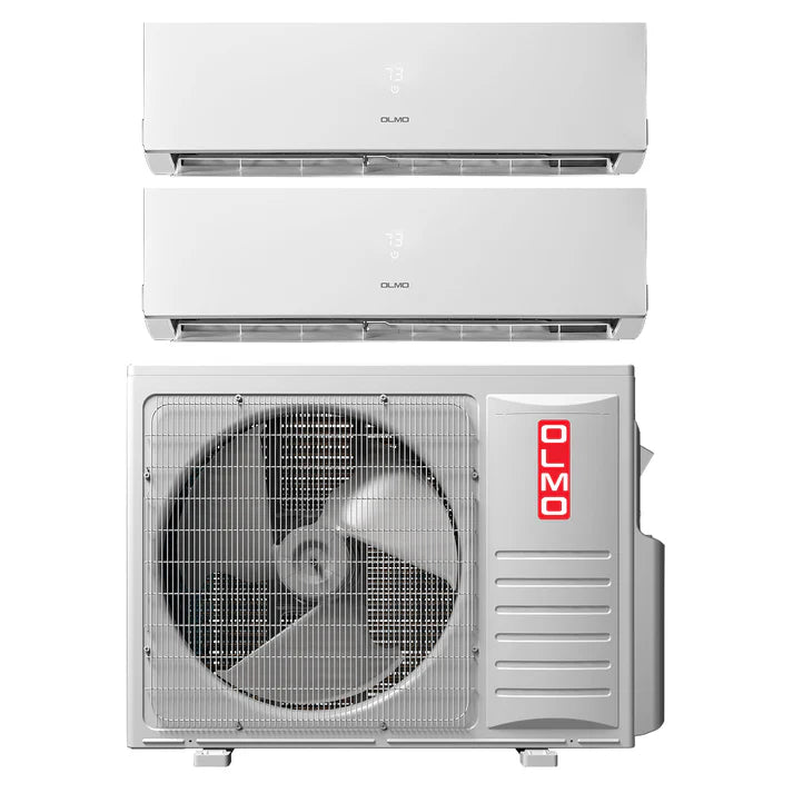 OLMO MULTIZONE 18000 BTU HEATCOLD 2 HEAD 12000 BTU 17 SEER 220V