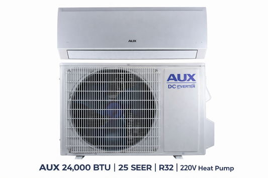 AUX 24000 BTU HEAT/COLD 25 SEER R-32  220 Vol